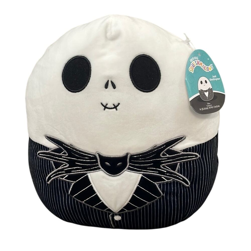 Squishmallows Jack Skellington Nightmare Before Christmas Plush Disney 14" NWT